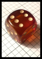 Dice : Dice - 6D Pipped - Amber Bakelite Large 1.125 - Ebay Mar 2012